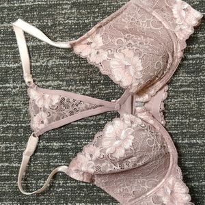 Adore Me Tback tan lace bra 38B